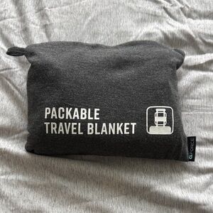 G/FORE Gray Packable Travel Blanket